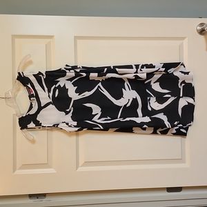 Modern print high low tunic